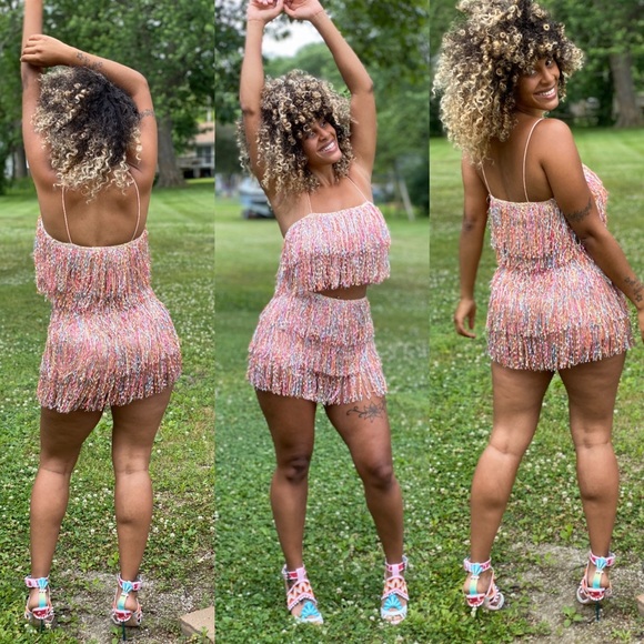 Pants - SOLD ‼️ON SALE‼️fringe shorts set